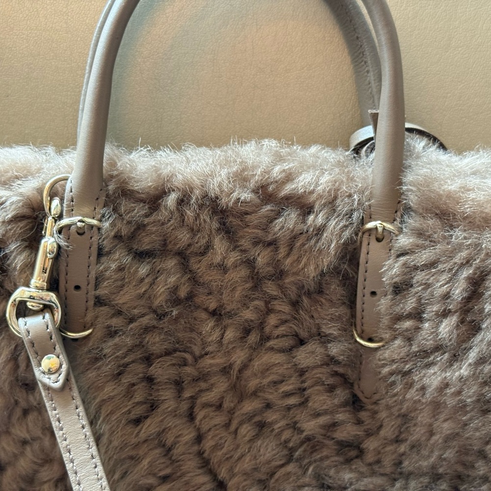 Balenciaga Brown Fur Handbag - Picture 3 of 4